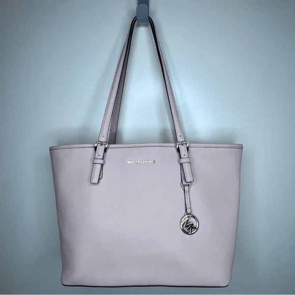 Michael Kors Women's Blush Pink Tote Bag - Picture 2 of 16